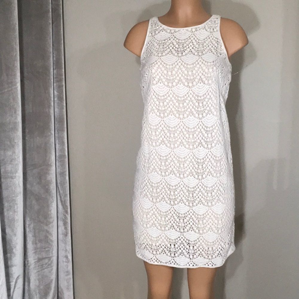 LOFT crochet dress. NWOT 